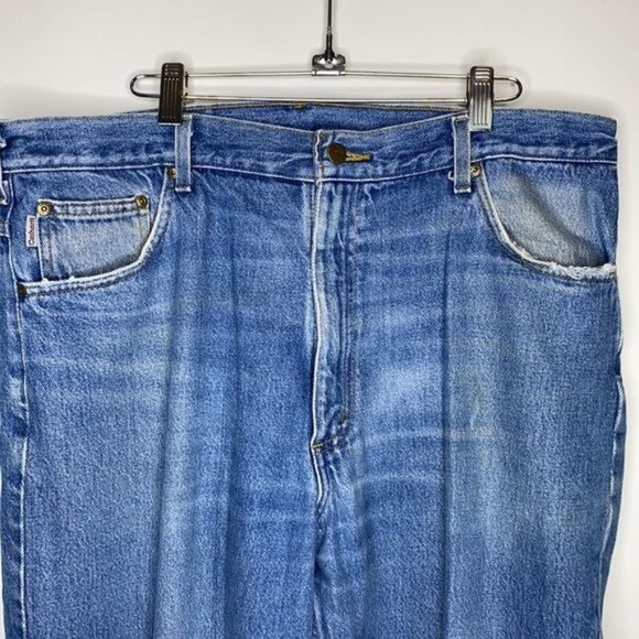 Vintage Carhartt Straight Leg Faded Jeans: Size 40 x 32 - Picture 3 of 8
